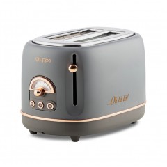 Gruppe TO-0201 Φρυγανιέρα 2 Θέσεων 815W Γκρι